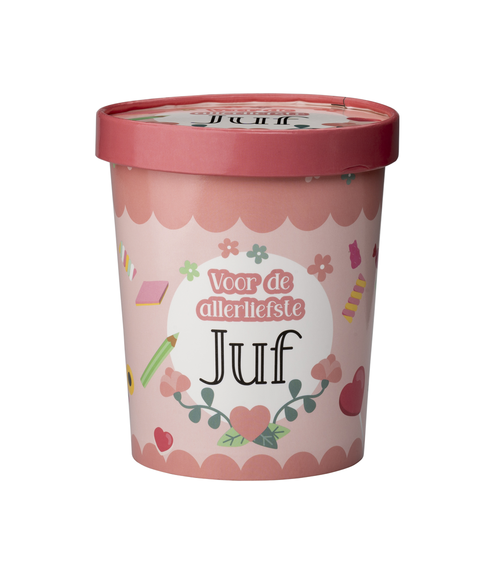 Candy Bucket Allerliefste Juf | Snoepemmer Kado Juf