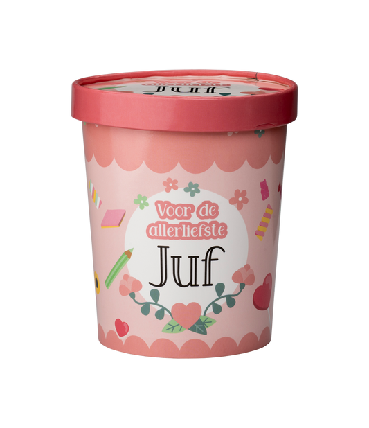 Candy Bucket Allerliefste Juf | Snoepemmer Kado Juf