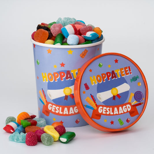 Candy Bucket Geslaagd | Snoepemmer Diploma