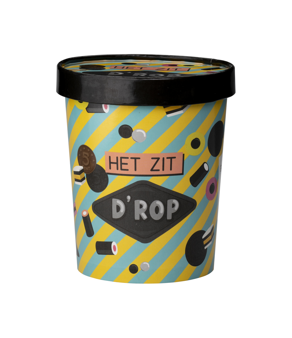 Candy Bucket Het zit D'rop | Snoepemmer Cadeau
