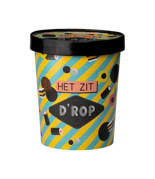 Candy Bucket Het zit D'rop | Snoepemmer Cadeau