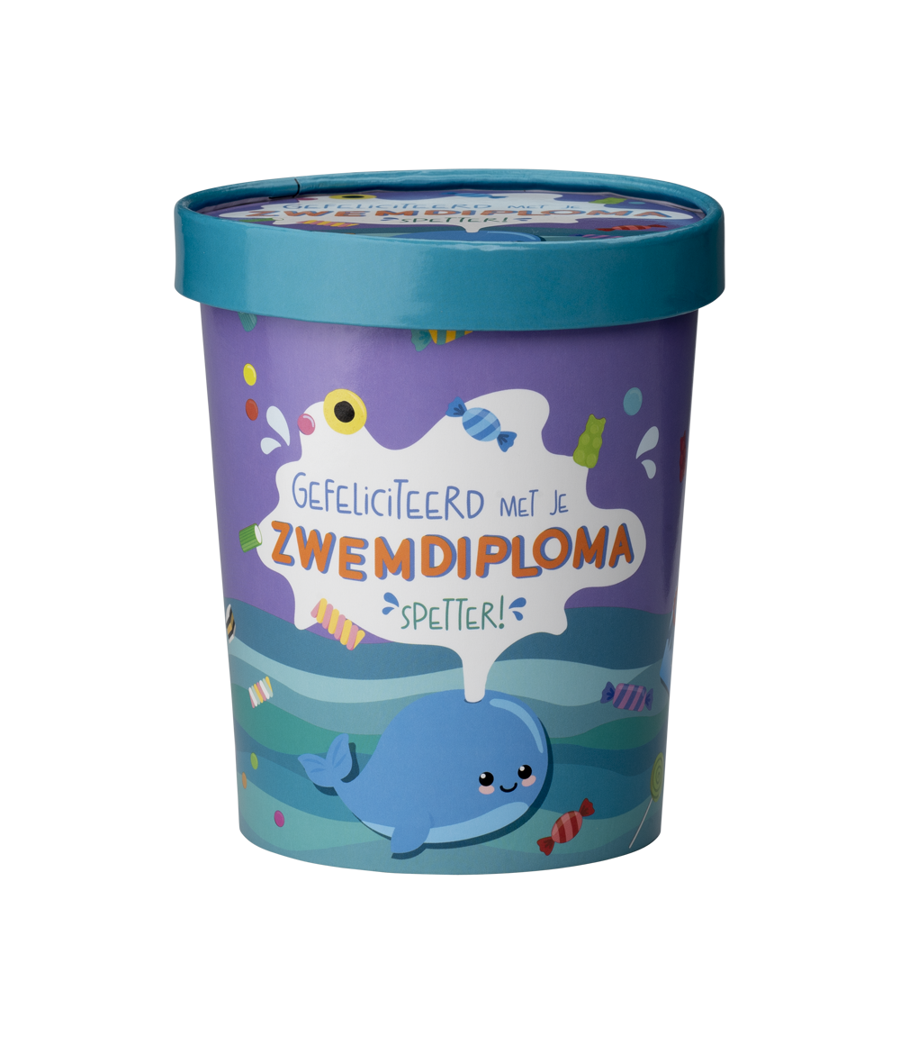 Candy Bucket Zwemdiploma | Snoepemmer Geslaagd