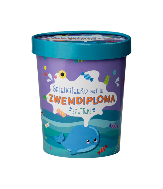 Candy Bucket Zwemdiploma | Snoepemmer Geslaagd