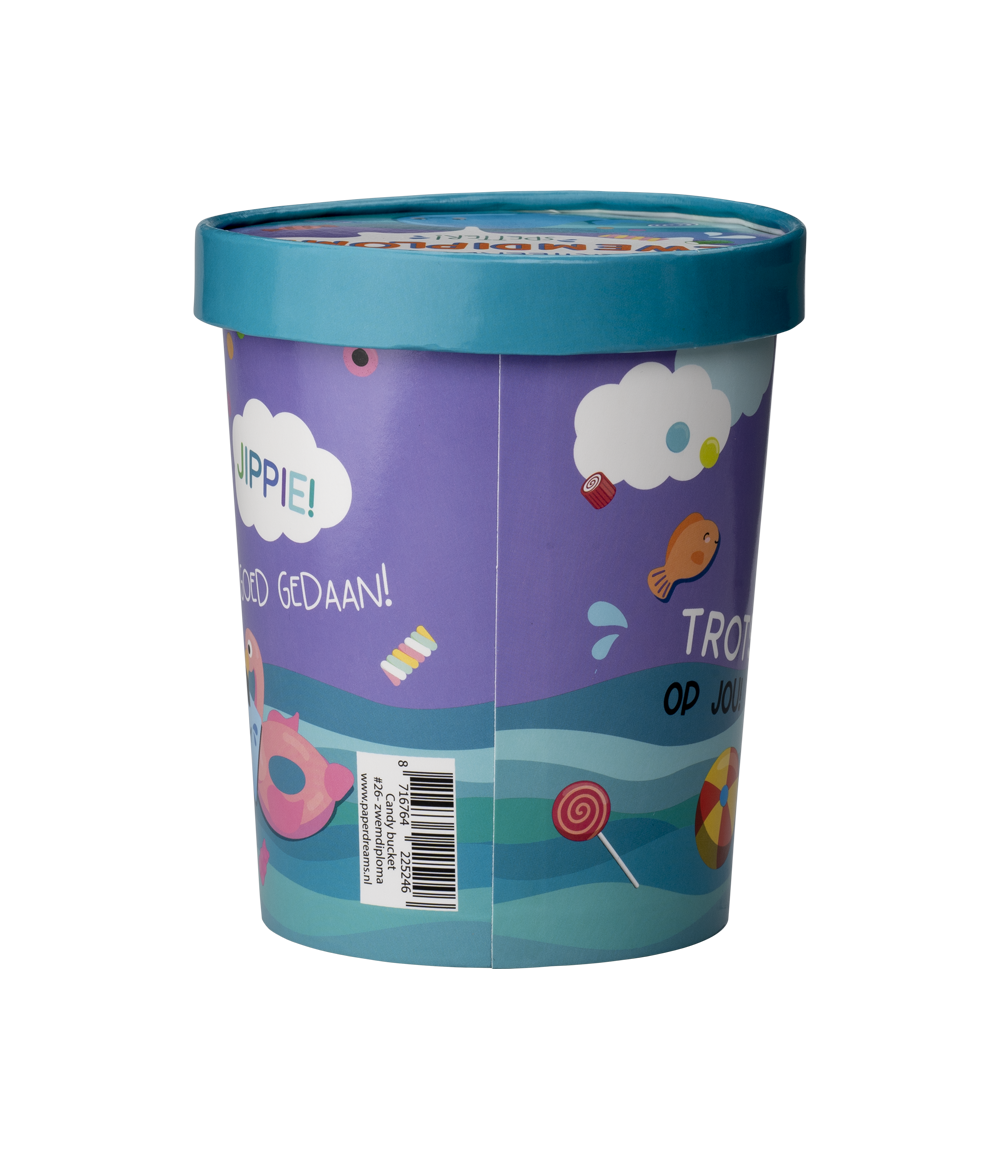 Candy Bucket Zwemdiploma | Snoepemmer Geslaagd