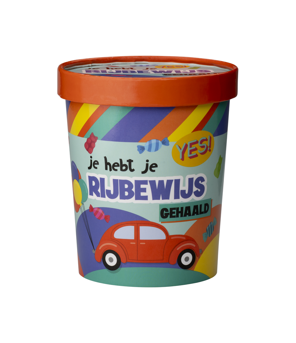 Candy Bucket Rijbewijs | Snoepemmer Geslaagd