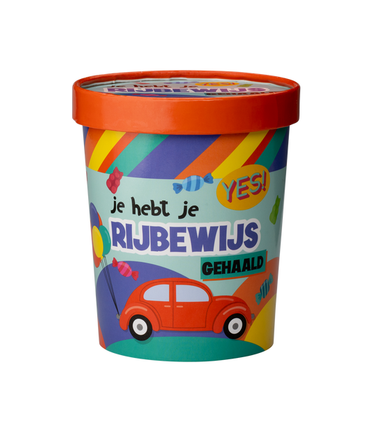 Candy Bucket Rijbewijs | Snoepemmer Geslaagd