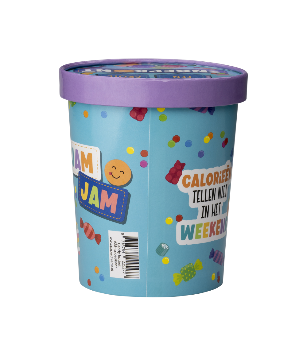 Candy Bucket Snoepkont | Snoepemmer Verjaardag
