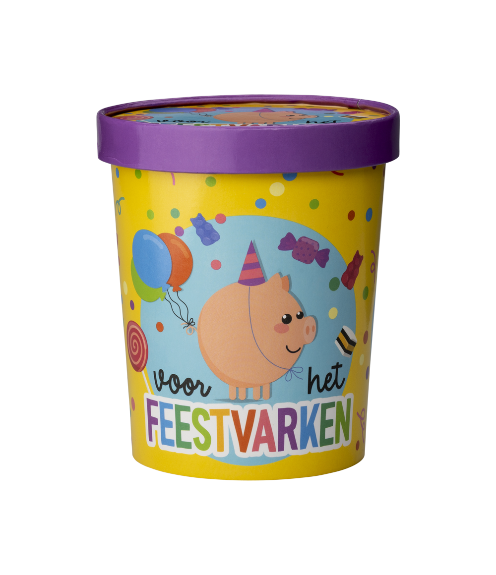 Candy Bucket Feestvarken | Snoepemmer Feest