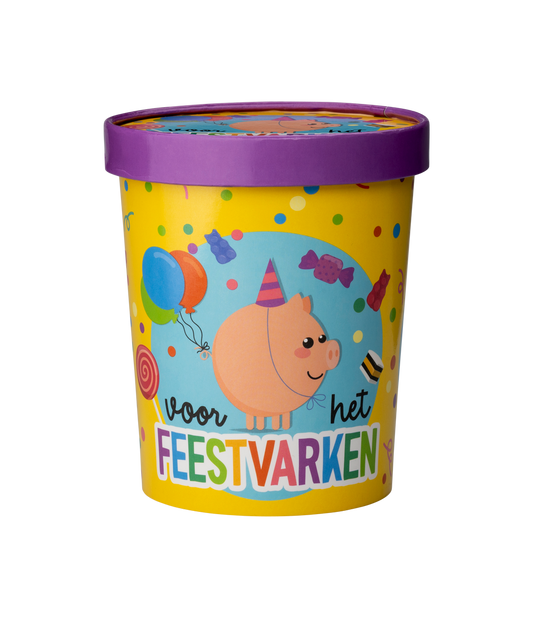 Candy Bucket Feestvarken | Snoepemmer Feest