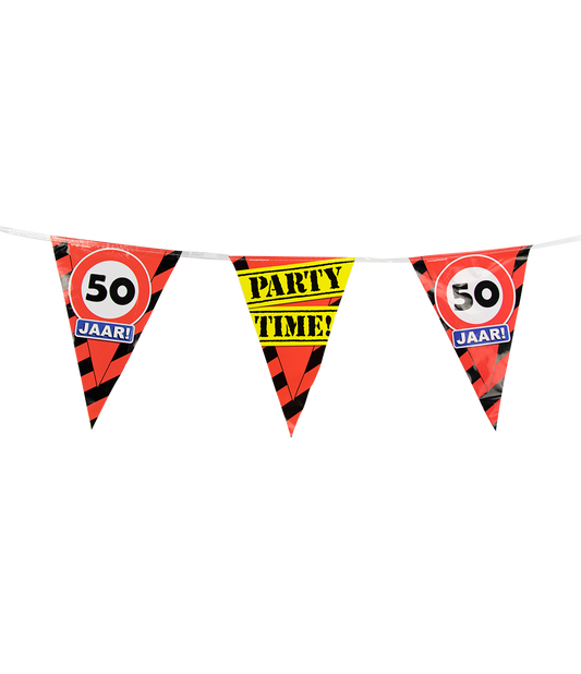 Party vlag 50 jaar