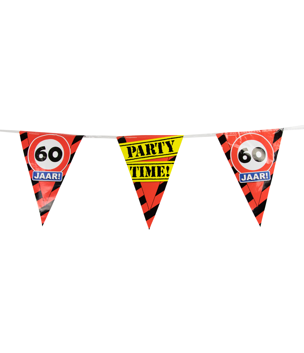 Party vlag 60 jaar