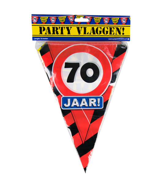 Party vlag 70 jaar
