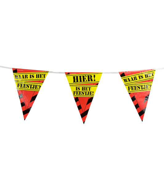 Party vlag Waar is het feestje