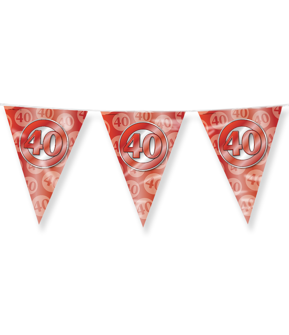 Party vlag 40 jaar huwelijk