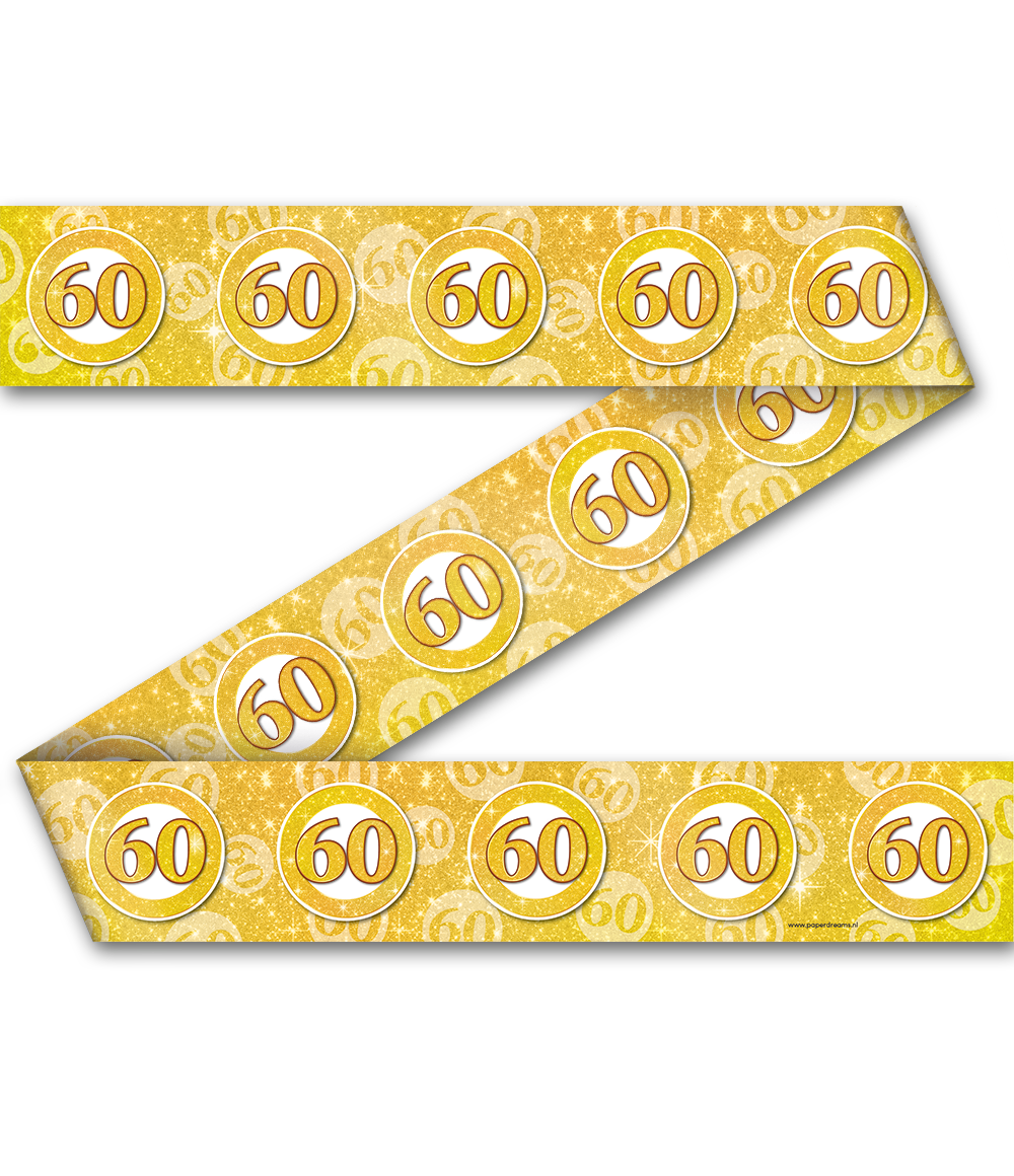 Party afzetlint 60 jaar getrouwd