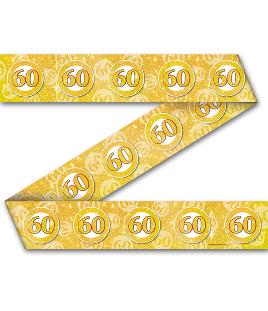 Party afzetlint 60 jaar getrouwd