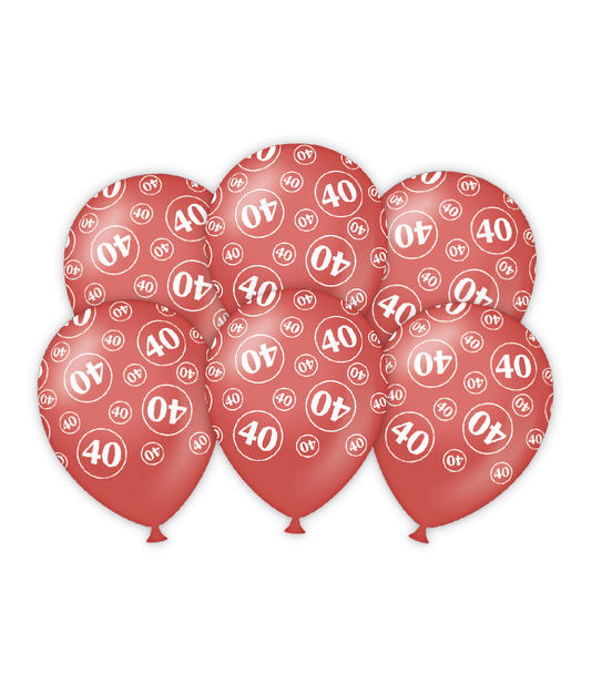 Ballonnen 40 jaar getrouwd