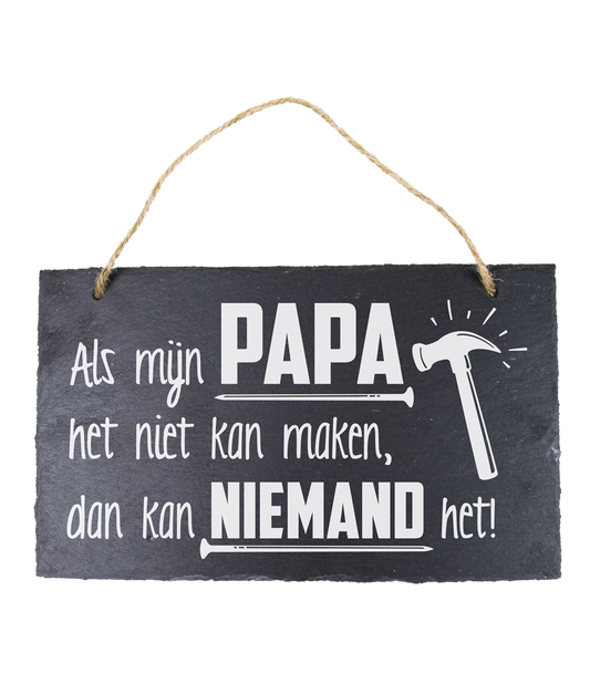 04 Leisteen bord Papa