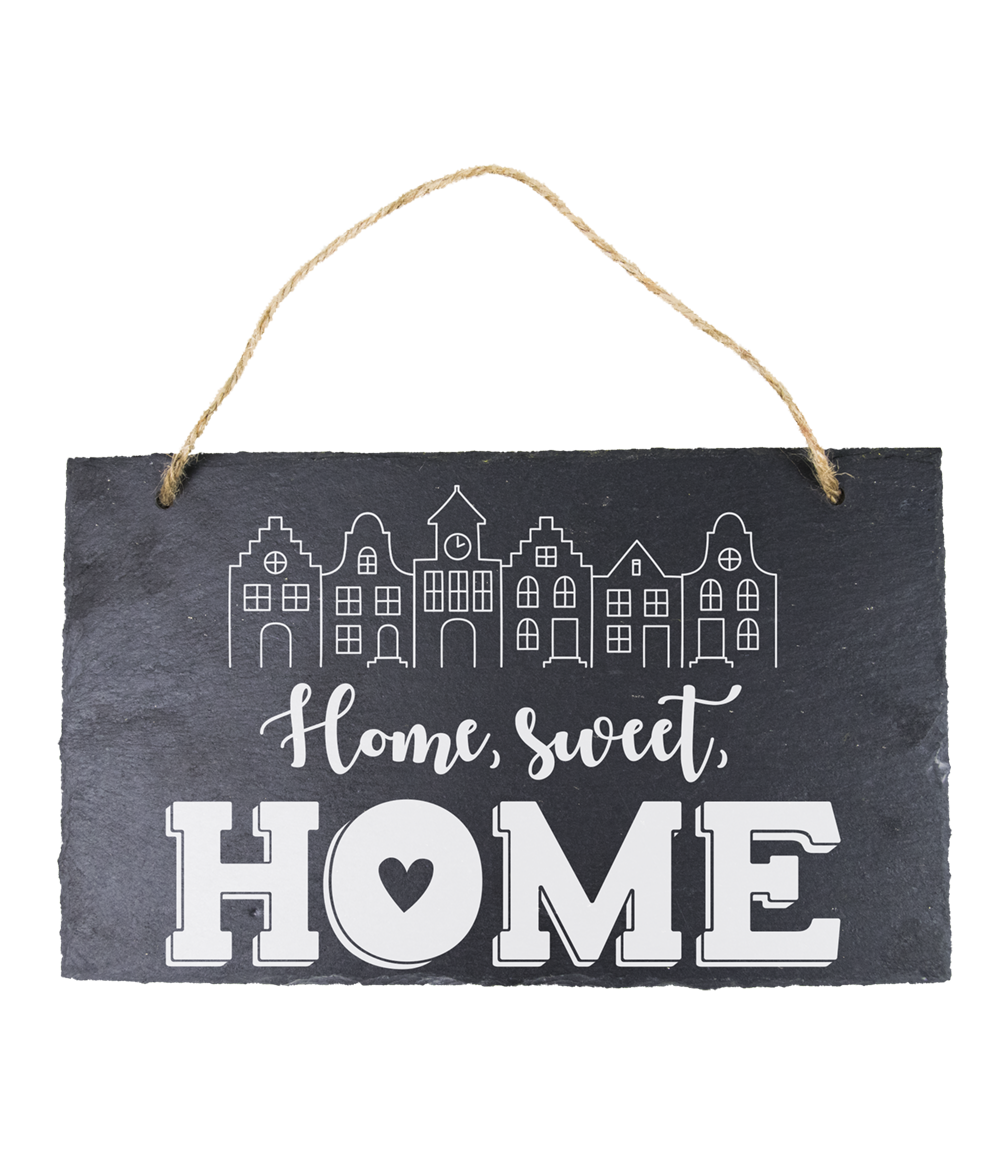 19 Leisteen bord Home sweet home