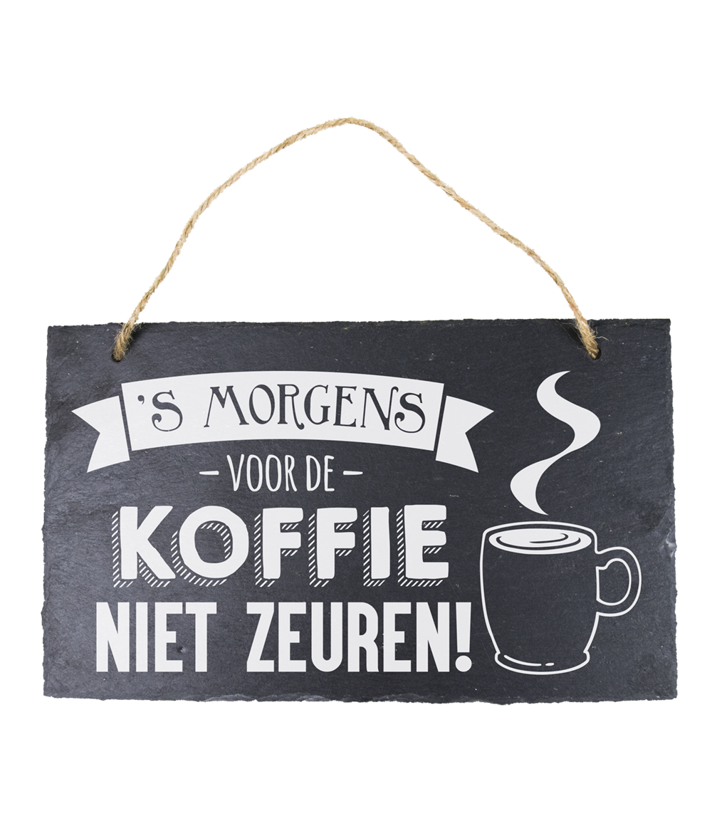 29 Leisteen bord Koffie