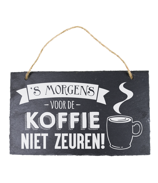 29 Leisteen bord Koffie