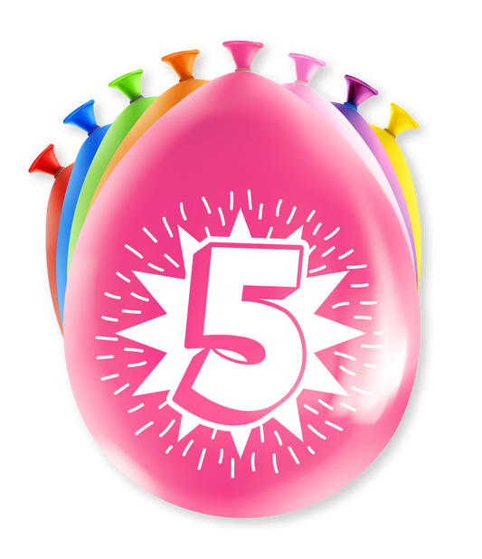 Ballonnen 5 jaar