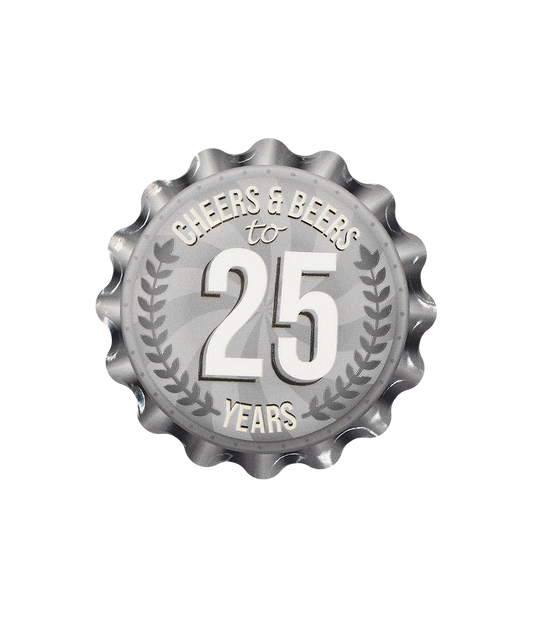 Onderzetter 25 jaar