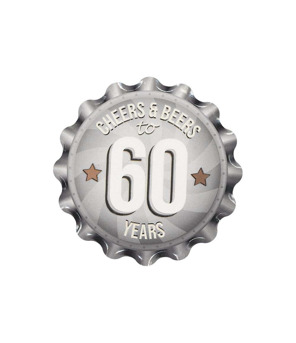 Onderzetter 60 jaar