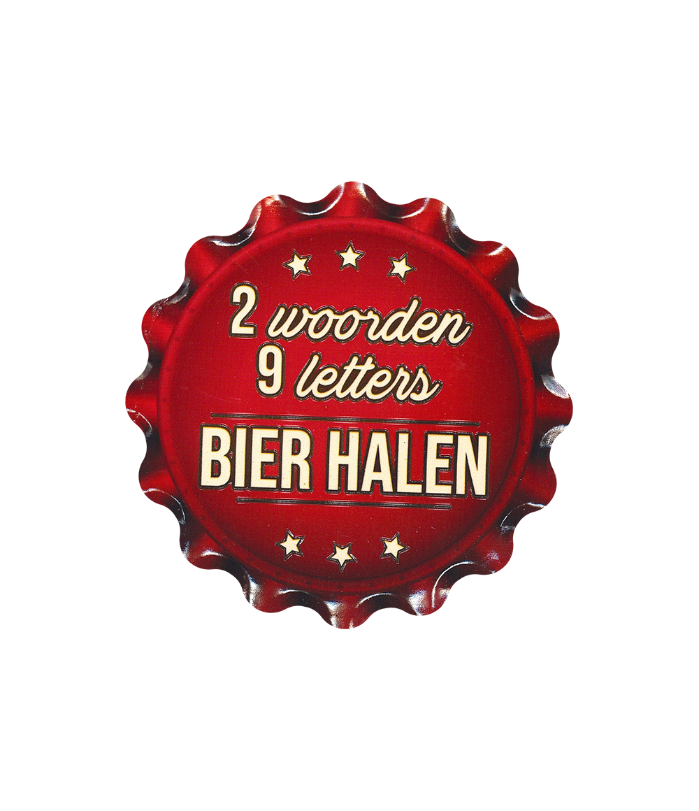 Onderzetter Bier halen