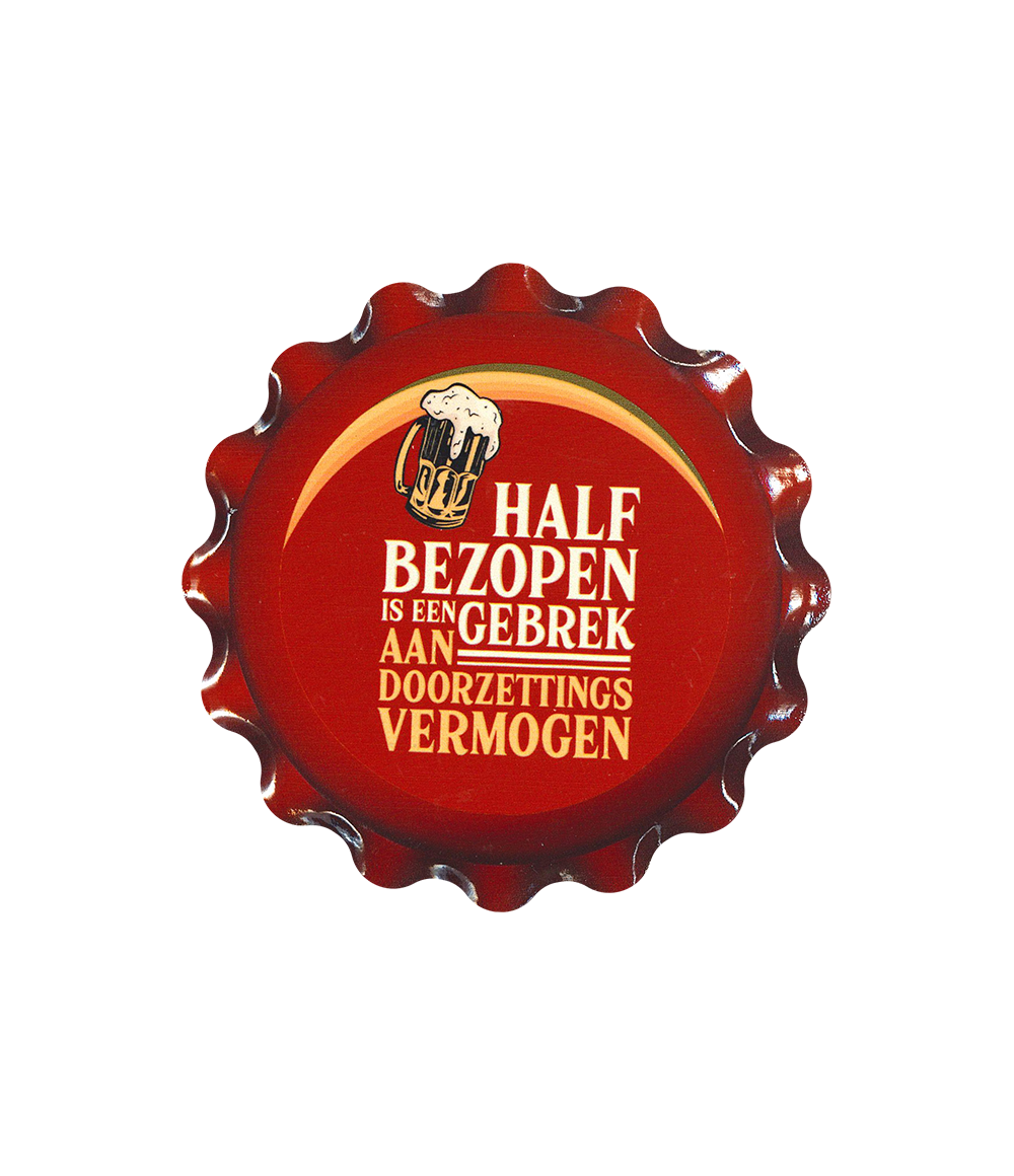 Onderzetter Half bezopen