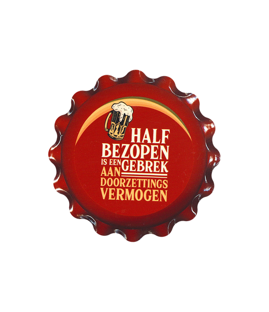 Onderzetter Half bezopen