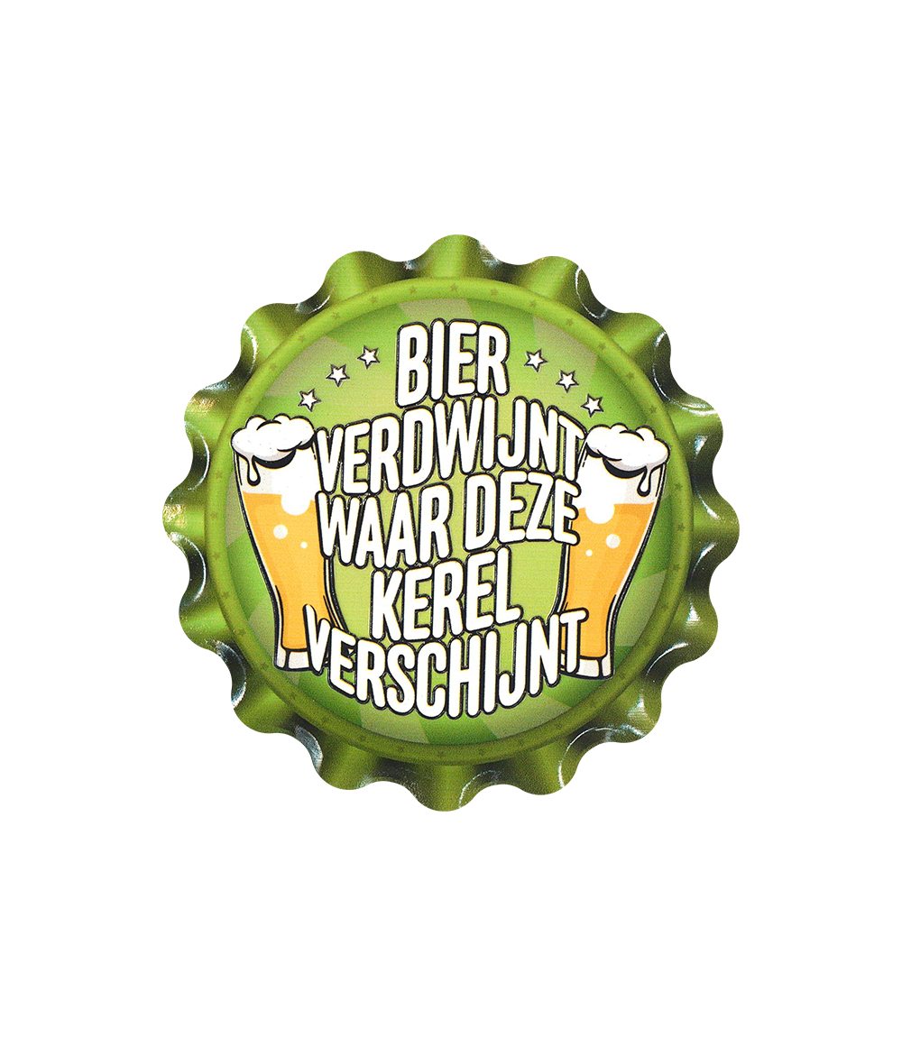 Onderzetter Bier verdwijnt