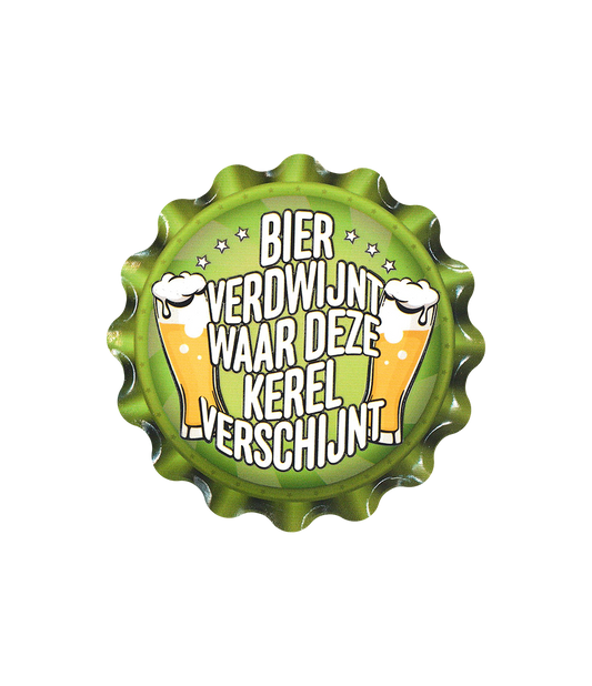 Onderzetter Bier verdwijnt