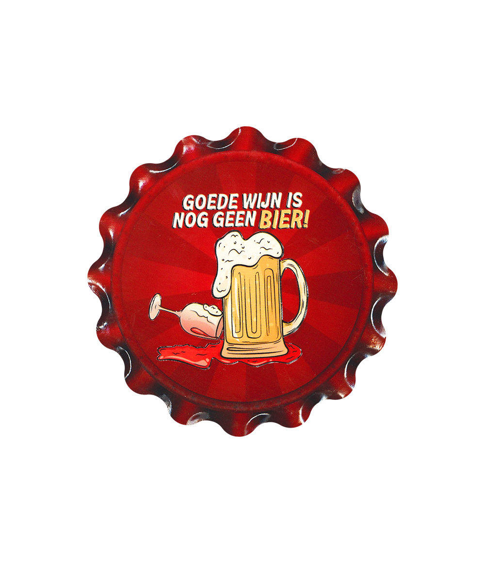 Onderzetter Goede wijn is geen bier