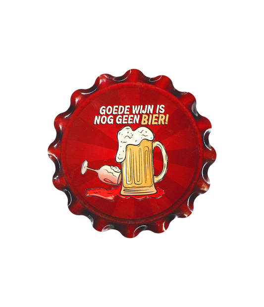 Onderzetter Goede wijn is geen bier