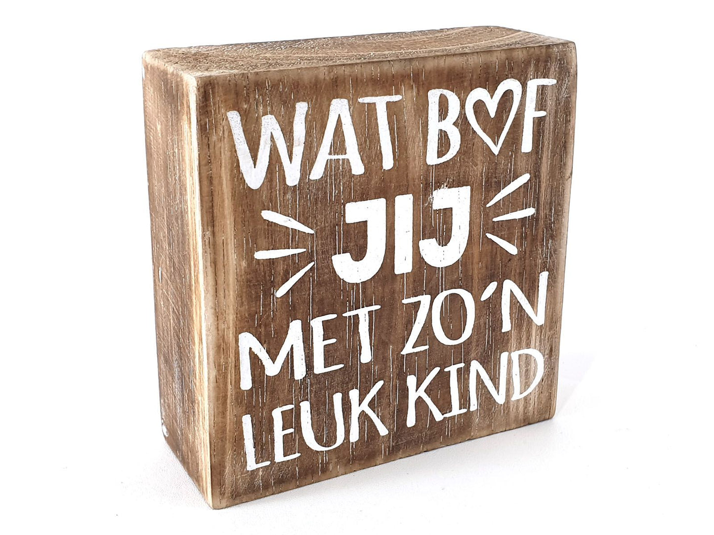 WoodArt blok wat bof jij