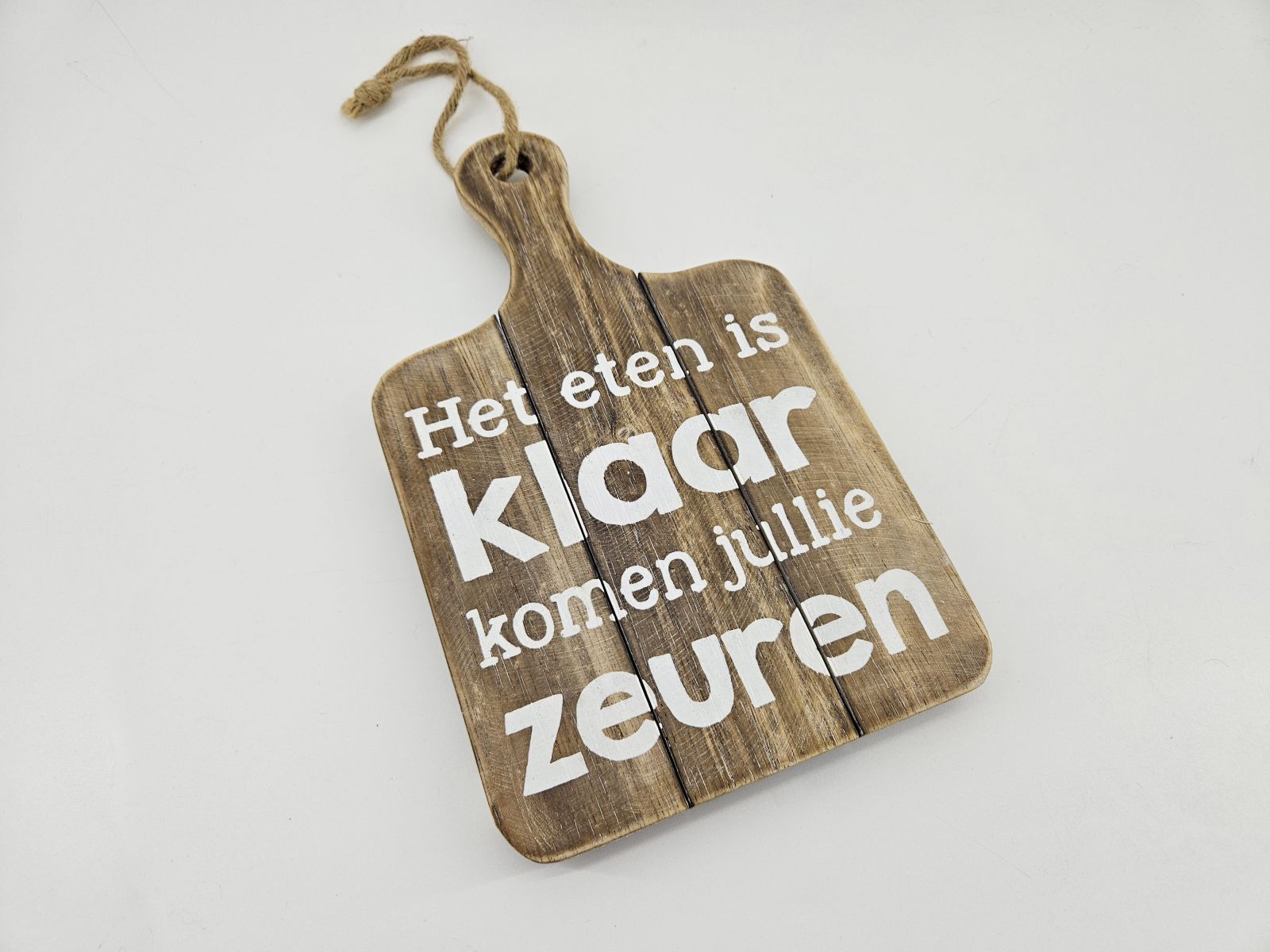 Eten is klaar