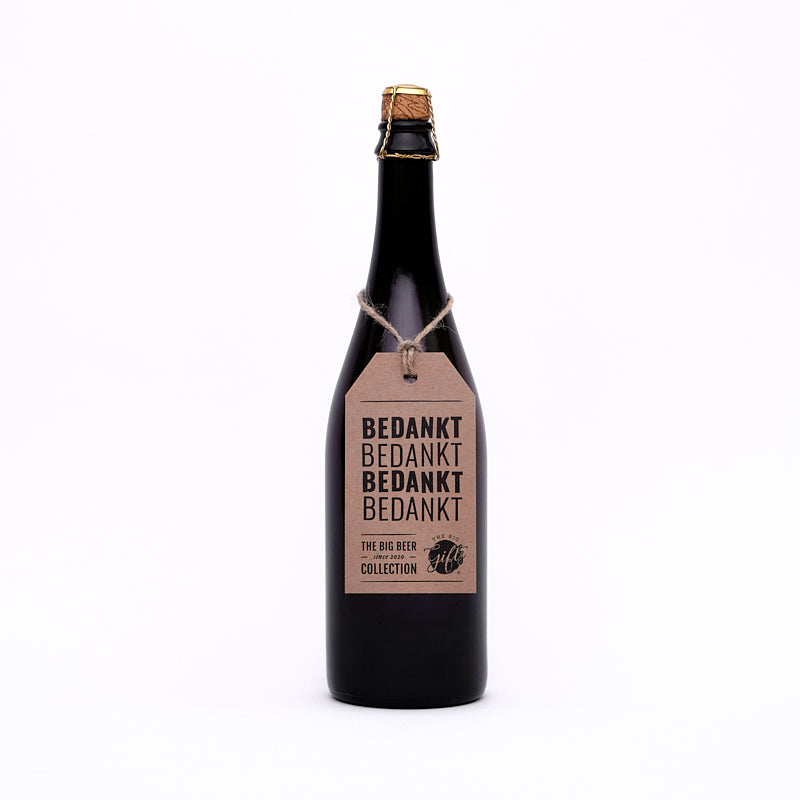 XL bierfles bedankt 75cl