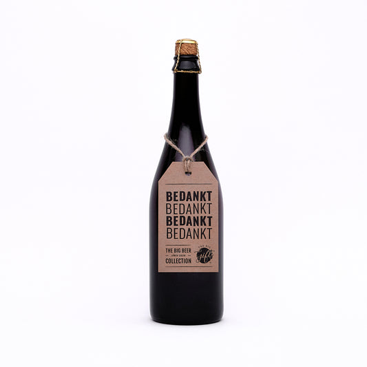XL bierfles bedankt 75cl