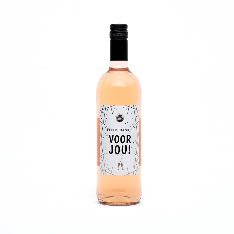 rose wijn een bedankje voor jou