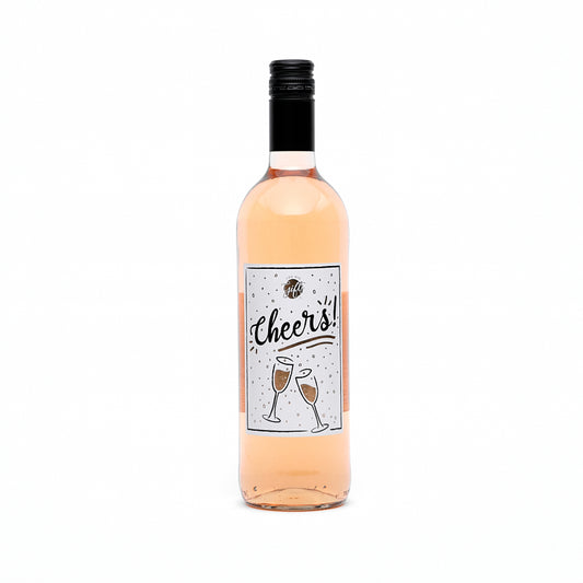 wijnfles rose Cheers